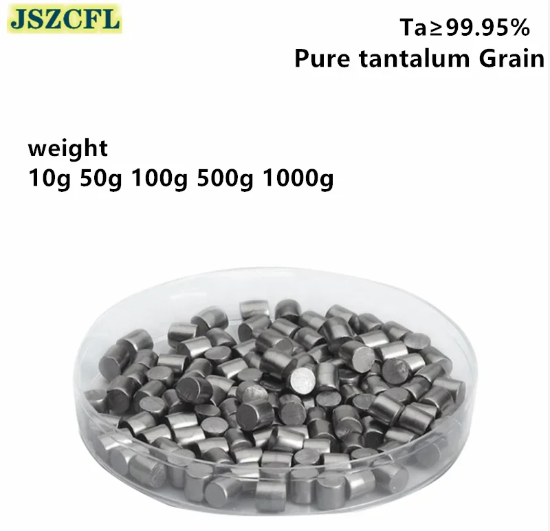 

High pure Ta≥99.95% Tantalum Grain Elemental Tantalum Blocks 10g 50g 100g 500g 1000g Tantalum Additives for Smelting Experiments