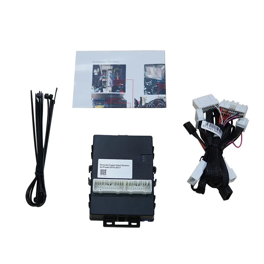 Car Accessories Remote Car Engine Start  for PRADO 2010-2017 With Window Closer Remote Car Engine Stop System  DC 12 V