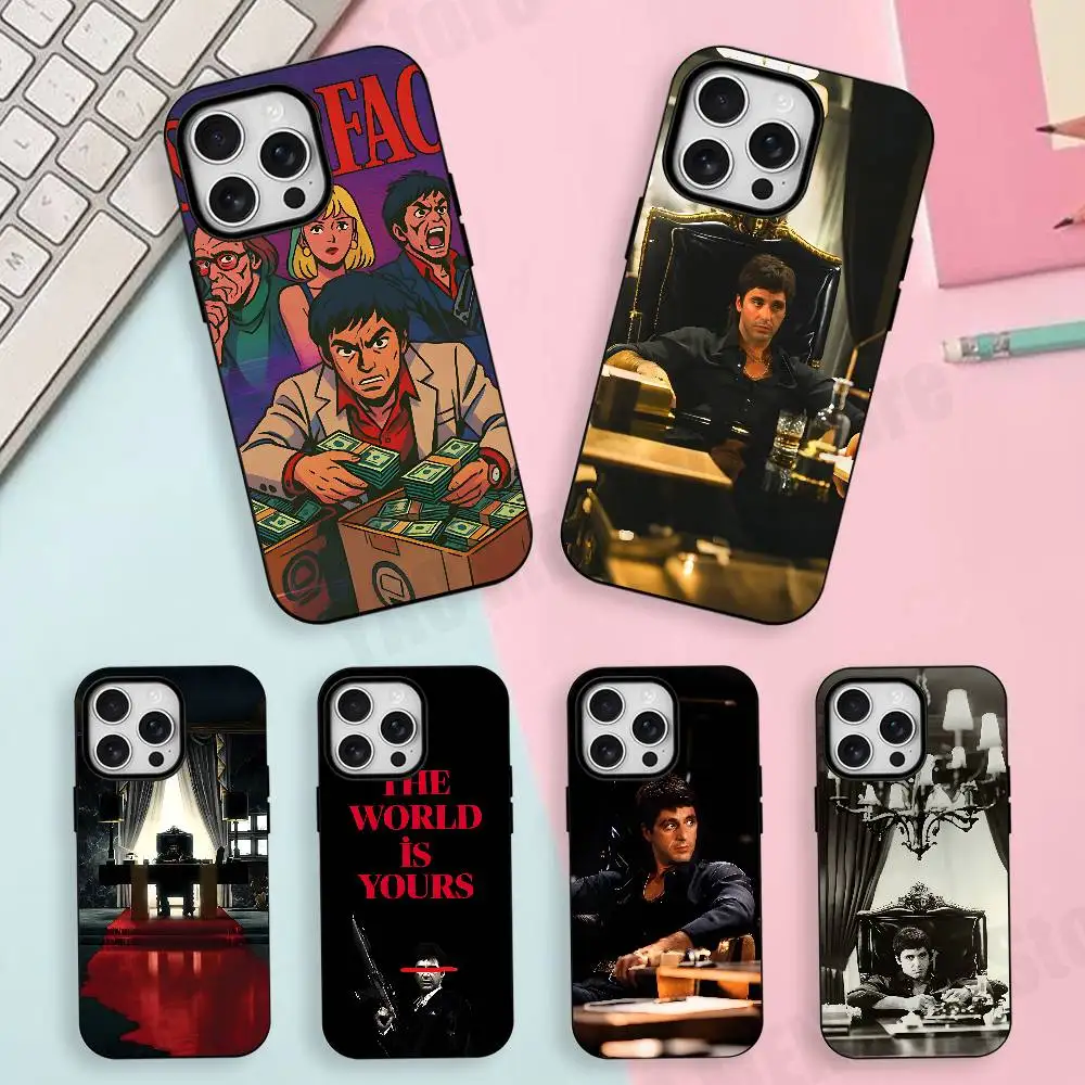 

Scarface Film For Iphone 17,16,15,14,13,12,11 Pro Mini Max XS Case Frosted Magnetic Cover For Shockproof Bumper Funda