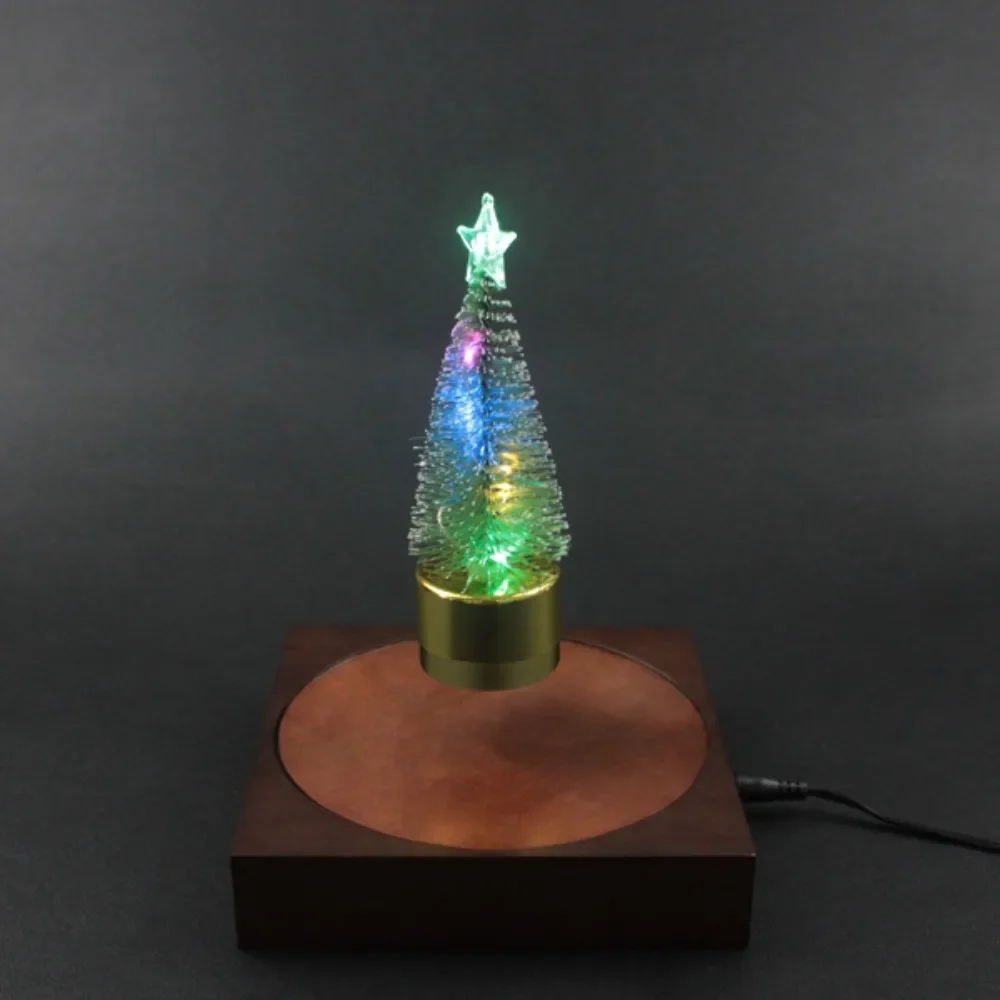 Floating Christmas tree lights, creative Christmas gifts, and unique decorative tech toys create a wonderful atmosphere