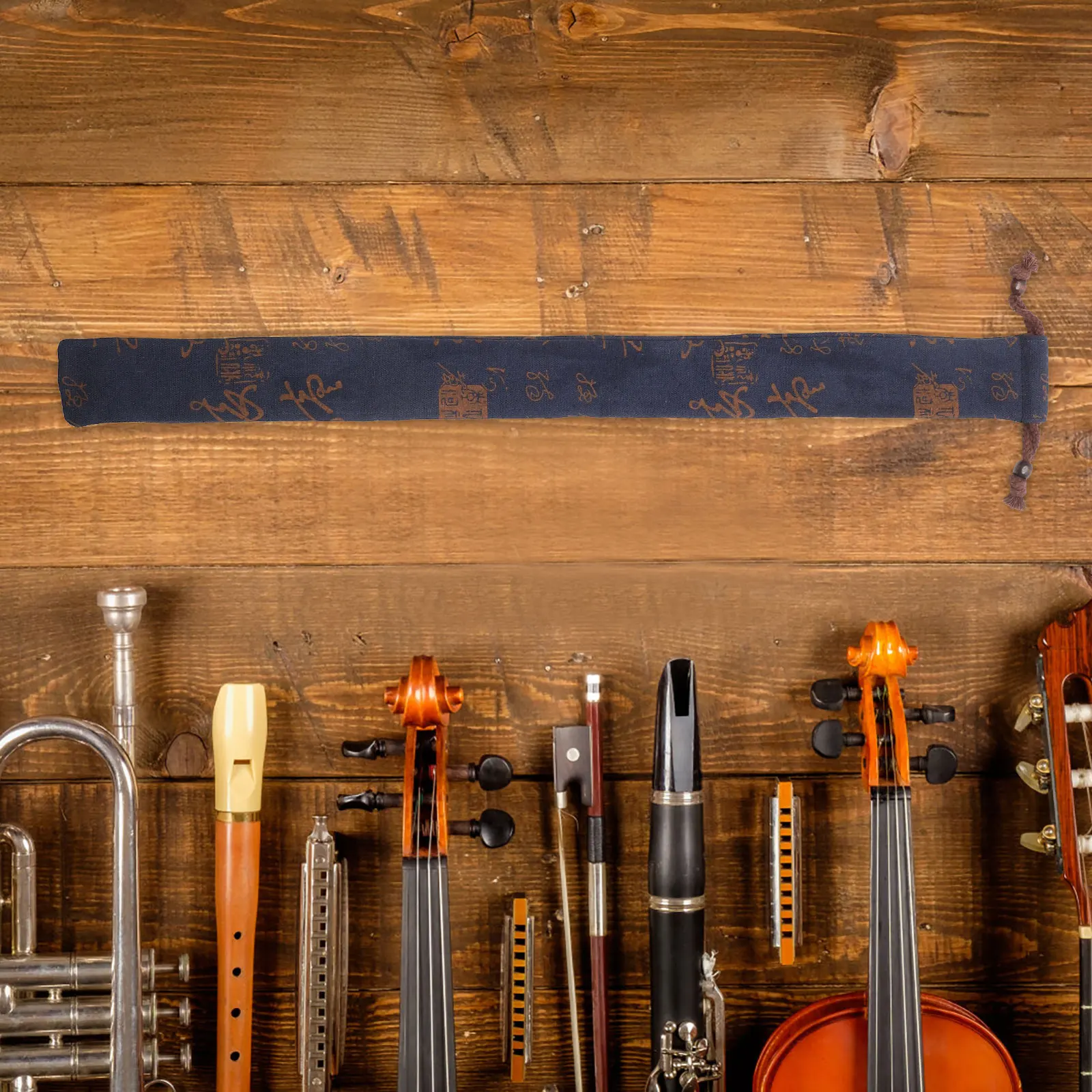 

Portable Durable Cotton Linen Bamboo Flute Protective Storage Bag Compact Design Wind Instrument Carrying Pouch Easy Access