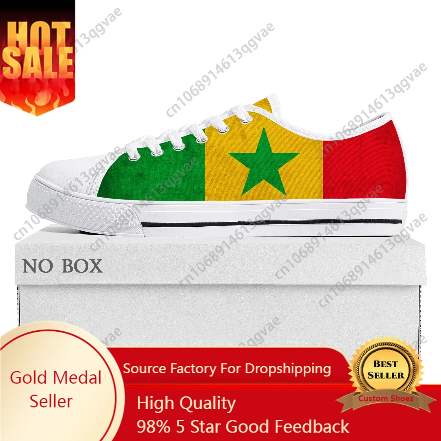 

Senegalese Flag Low Top High Quality Sneakers Mens Womens Teenager Canvas Sneaker Senegal Prode Casual Couple Shoes Custom Shoe