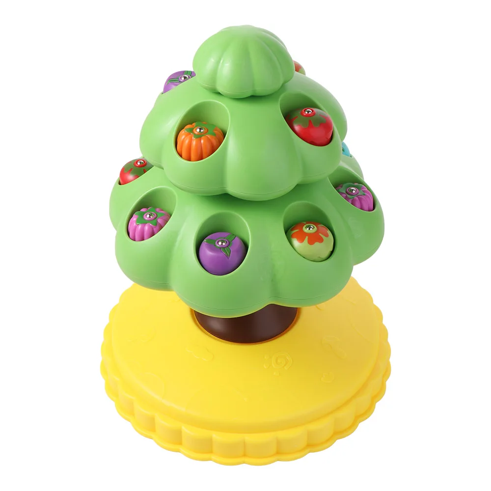 Magnetic Woodpeckers Pick Fruit Trees Fishing Dish Easy Rotating-Woodpecker Picking Fruit Trees Colorful Early Educational