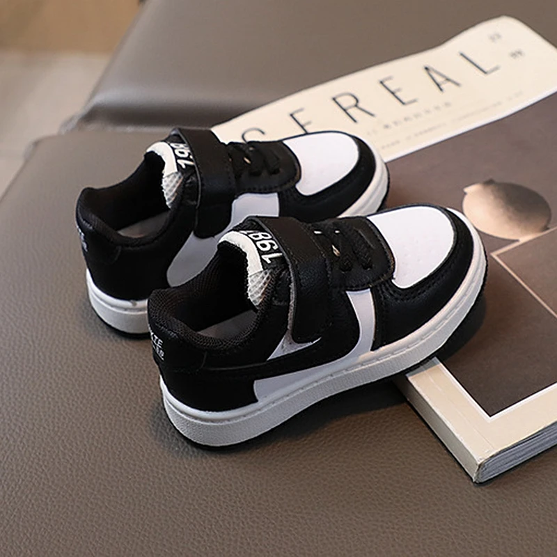 XUANMU Printemps Automne Nouvelles Baskets pour Enfants Garçons Chaussures Basses Décontractées Chaussures pour Femmes Bébé Petites Blanc 1-6 Ans Z0018_voghion.com