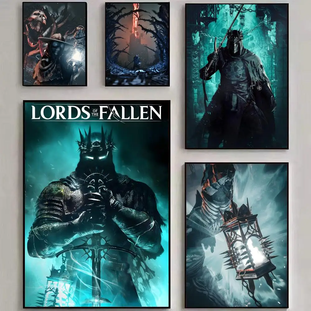 Anime L-Lords of the f-Fallen Poster Wall art print art suitable for living room bedroom bar parlor home decor gift