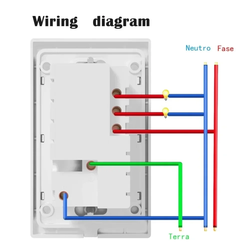 Melery Tuya Brazil Light Switch Wifi Smart Paralela Wall Socket Plug Brasil Outlet Glass Panel Intelligent by Alexa Google Home