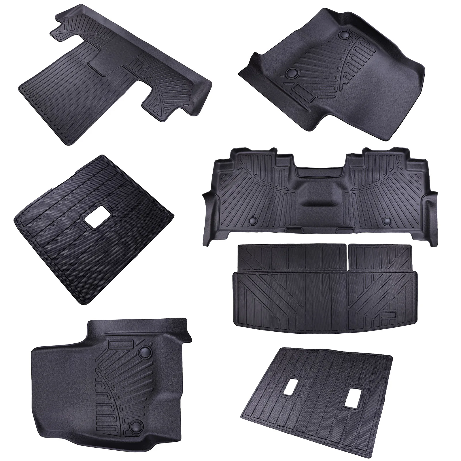 

For 18-24 Ford Expedition floor MATS + trunk MATS + backrests (7-seat)