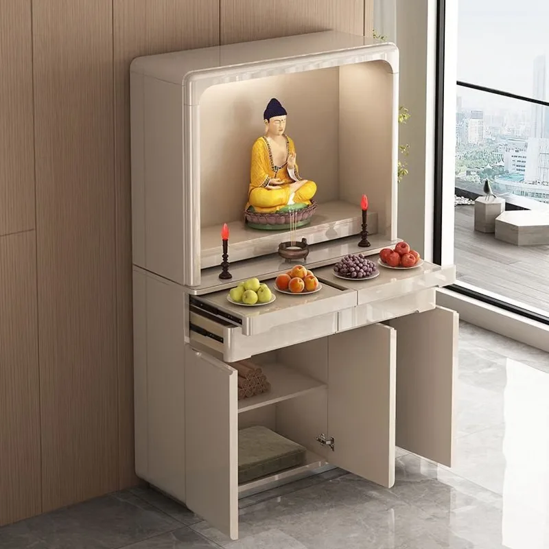 

Table Shrine Modern Light Luxury Small Shrine Standing Cabinet