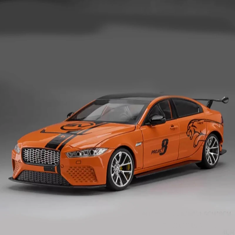 

1:18 масштаб XE SV Project 8, имитация сплава, модель автомобиля, статический дисплей, коллекционный подарок, игрушка, сувенир, украшение, орнамент