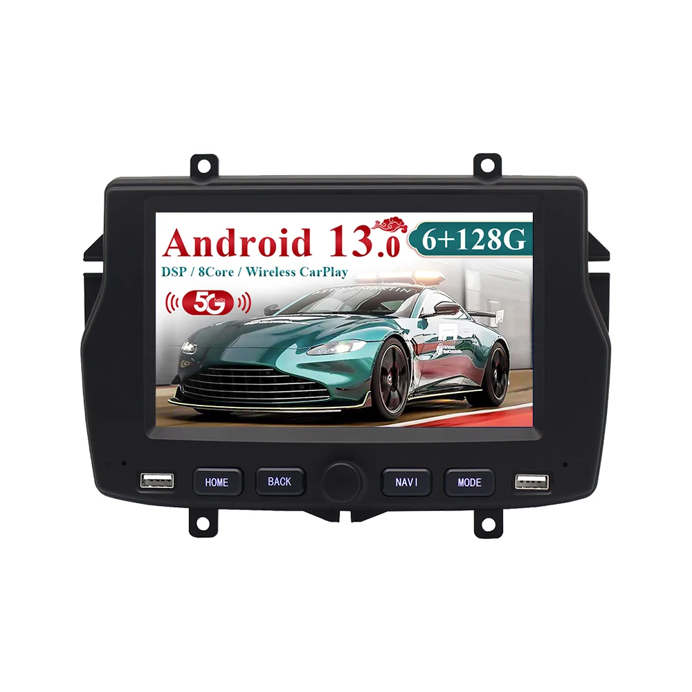 7.0 inch Auto CarPlay Android 13.0 For Lada Granta 2015 to 2018 Car Multimedia radio Player GPS Navigation stereo HD head Unit