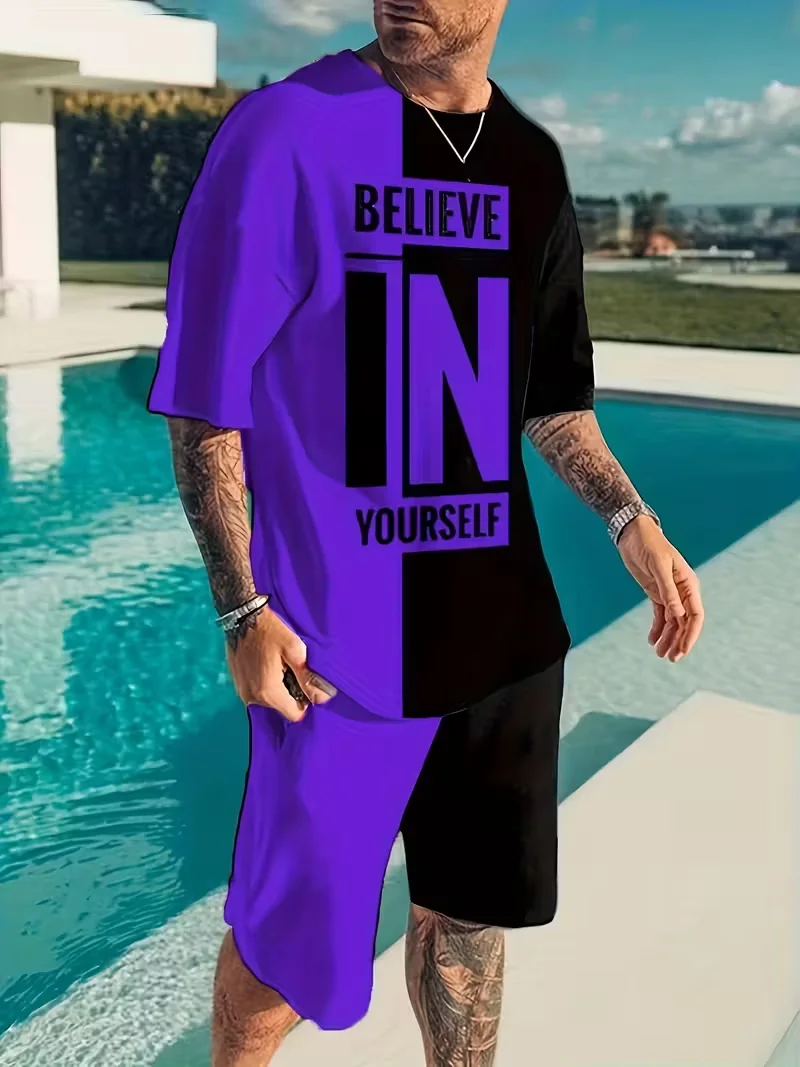 Erkek Renk Bloklu Harfli 3D Ti - Outdoor Sport Outfit incelemesi ve fiyatı