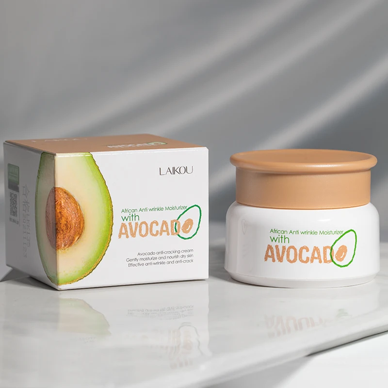 Laikou Africa ครีมบำรุงผิวต่อต้านริ้วรอย avacado ช่วยลดการแตกช่วยบำรุงอ่อนโยนต่อต้านริ้วรอยครีมครีมดูแลผิวหน้าเซรั่มปรับผิวขาว