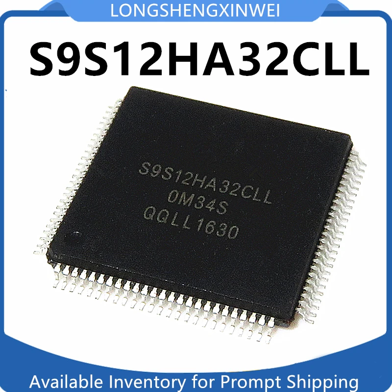 1PCS S9S12HA32CLL S9S12HA32 QFP100 Package 0M34S Instrument IC Chip Automotive Computer Processor