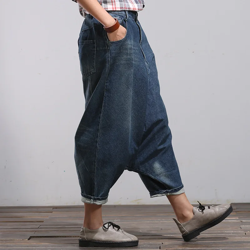 

Jeans Women Denim Pant Harem Pants High Waist Straight Trousers Y2k Streetwear Elegant Mom Jeans Casual Loose Work Summer 2025