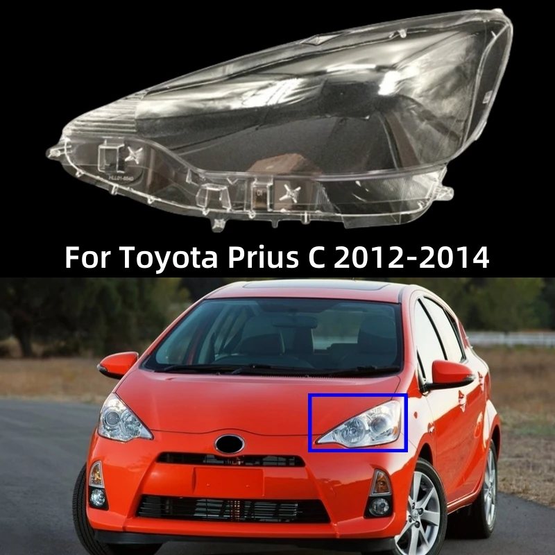 

Для Toyota Prius C 2012 2013 2014, крышка фары, прозрачный абажур, абажур, корпус лампы, стеклянная линза