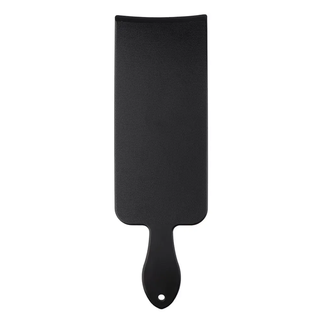 Reusable Plastic Dye Balayage Tinting Board Paddle Spatula Plate Black