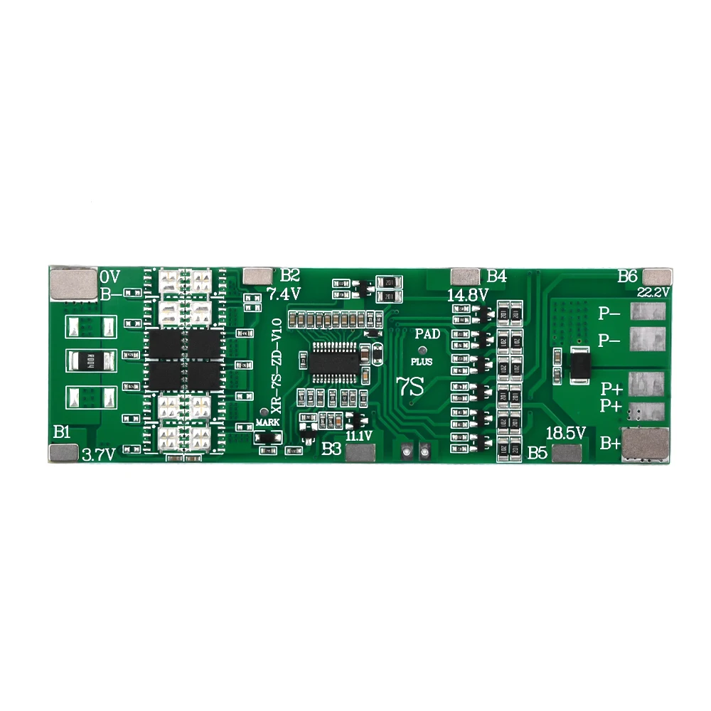 BMS 7S 24V 10A 15A 20A 30A 18650 scheda di protezione della batteria al litio con batteria Balancer li-ion Pack BMS per strumento Power Bank
