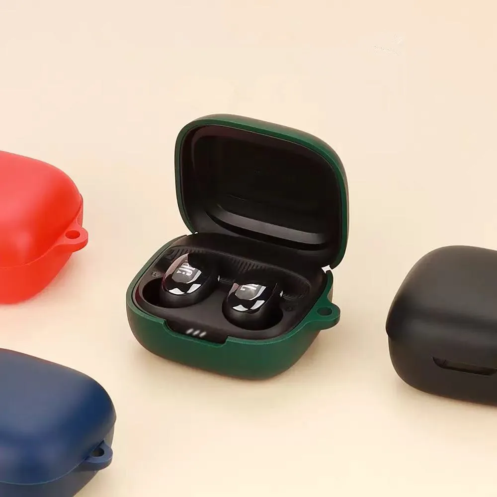 For JBL LIVE FREE 2 TWS Case Solid Color Earphone Cover Fundas Shell Soft Shockproof Silicone Hearphone Accessories