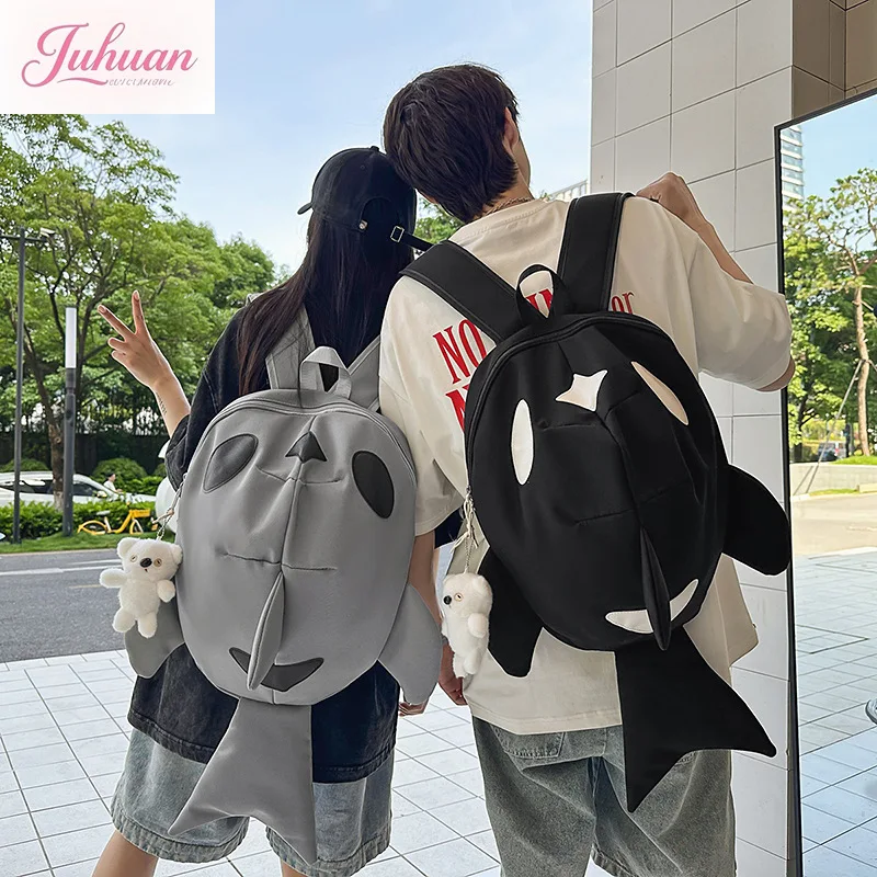 شخصية السفر حقيبة مدرسية طالب Mochila حقيبة ظهر ذات سعة عالية العصرية المألوف Y2k Mochilas حقائب رائعة للمرأة