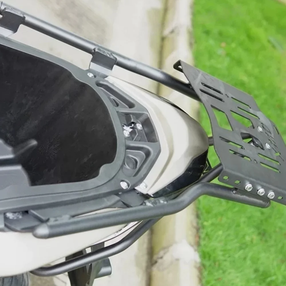 Rear cargo rack/rear shelf reinforcement for luggage/trunk storage, compatible with ZONTES 125V/150V systems.