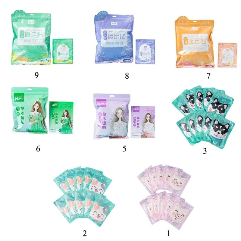 M89F Body Warm Sticker Portable Durable Pattern Outdoor Cold Protective Sticker