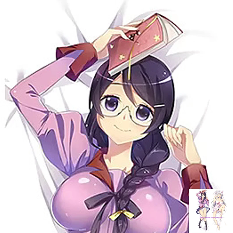 

Dakimakura Anime Hanekawa Tsubasa Double-sided Print Life-size Body Game Pillow Cover Bedding