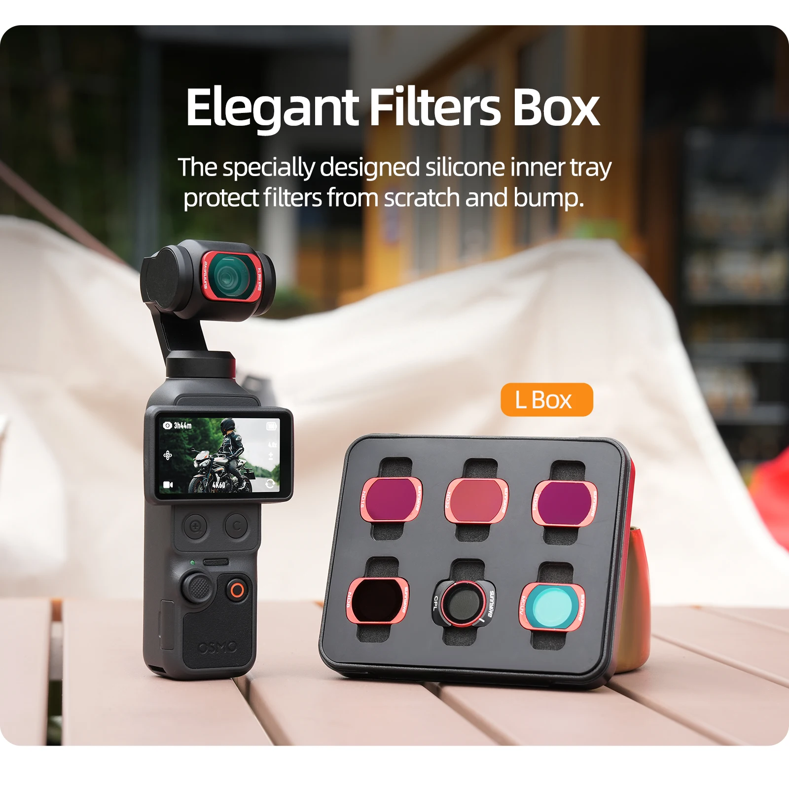 Objektivfilter-Set für DJI OSMO Pocket 3 4 CPL ND16 ND32 ND64 MCUV Schwarzer Soft-Filter für DJI Pocket 4/3 Kamera-Zubehör – Detail 10
