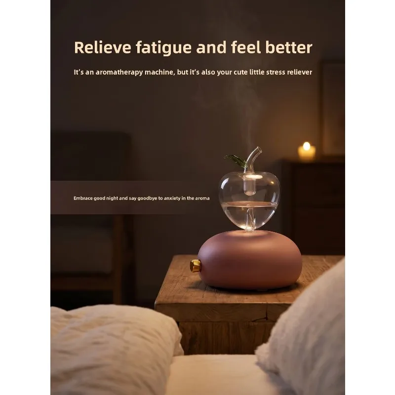 Solid Wood Cool Scent Essential Oil Diffuser, Rechargeable Automatic Fragrance Dispenser, Quiet Foggy Type for Home - view 6