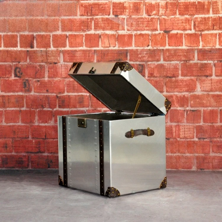 Industrial wind aluminum leather rivets, corners, boxes and cabinet edges