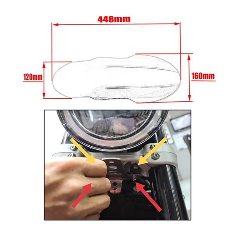 

Front Fenders Motorcycle Mudguard For Svartpilen 401 Vitpilen 401 2019-2024