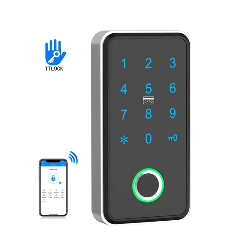 Serrure d'armoire biométrique à empreintes digitales, mini PsychTTLOCK Bluetooth pour MELGym Saunna, option de verrouillage de sécurité pour enfants, télécommande WiFi