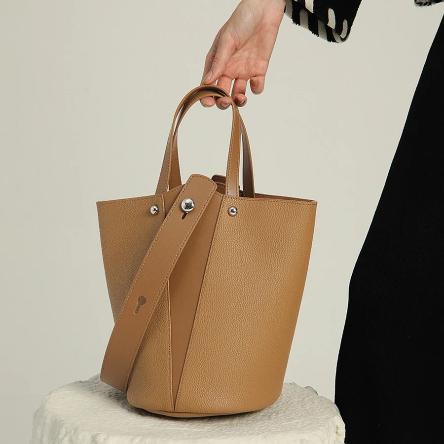 

Женская сумка-тоут из искусственной кожи, женская сумка-ведро на плечо, большая женская сумка-ведро, роскошные дизайнерские сумки-корзины для овощей