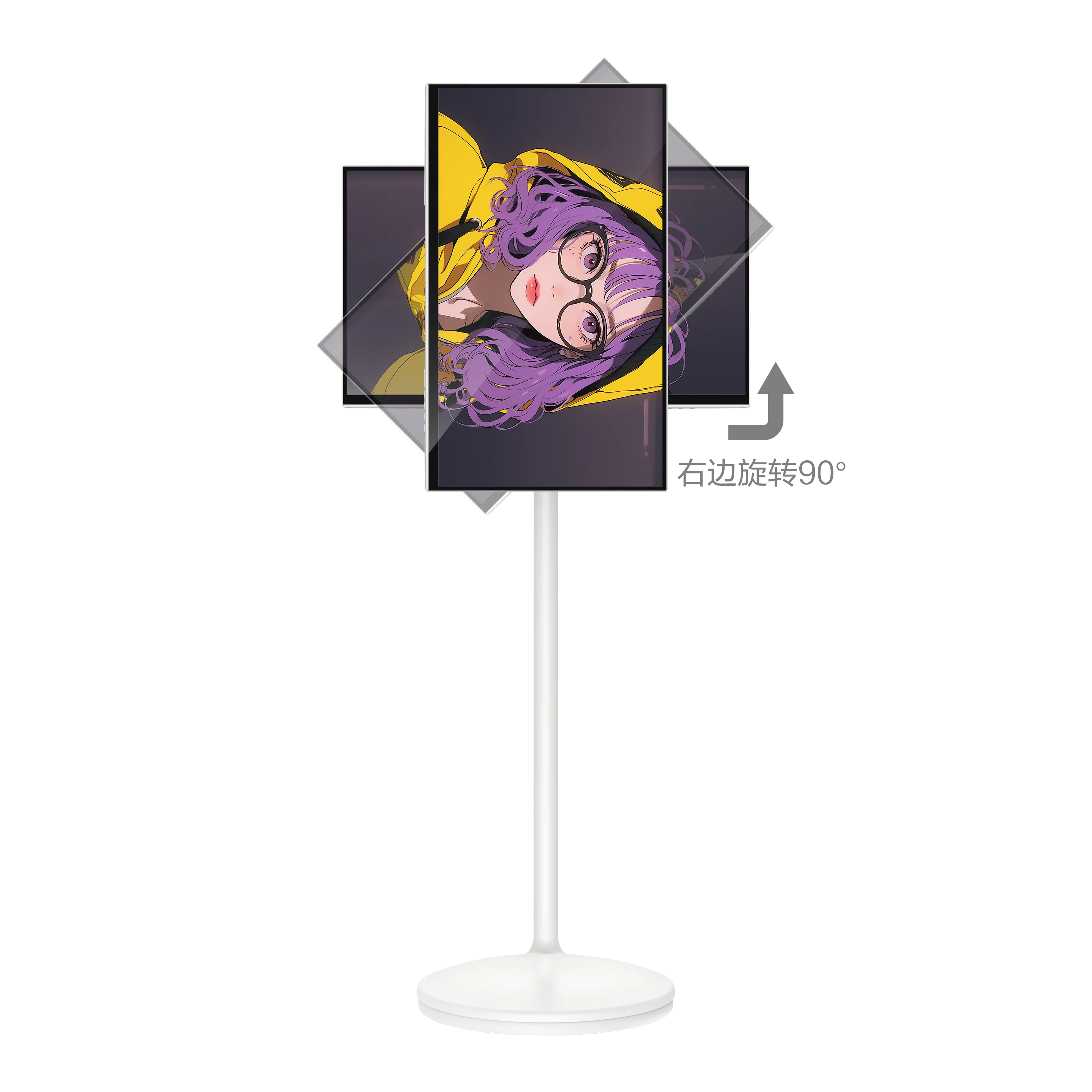 

Portable Tv Battery Powered 27 Inch Mobile Smart Tv Ultra Hd Lcd Stand Tv Smart Display Wifi Inteligentes Television