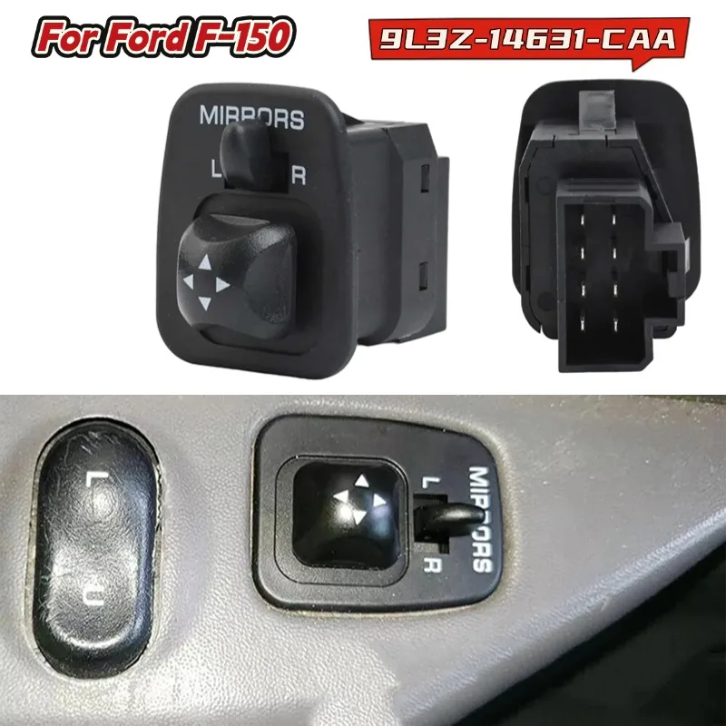 

Car Rearview Mirror Switch Driver Side For Ford F-150 1997-2005 F65Z-17B676-AB 9L3Z14631CAA Replacement Car Parts