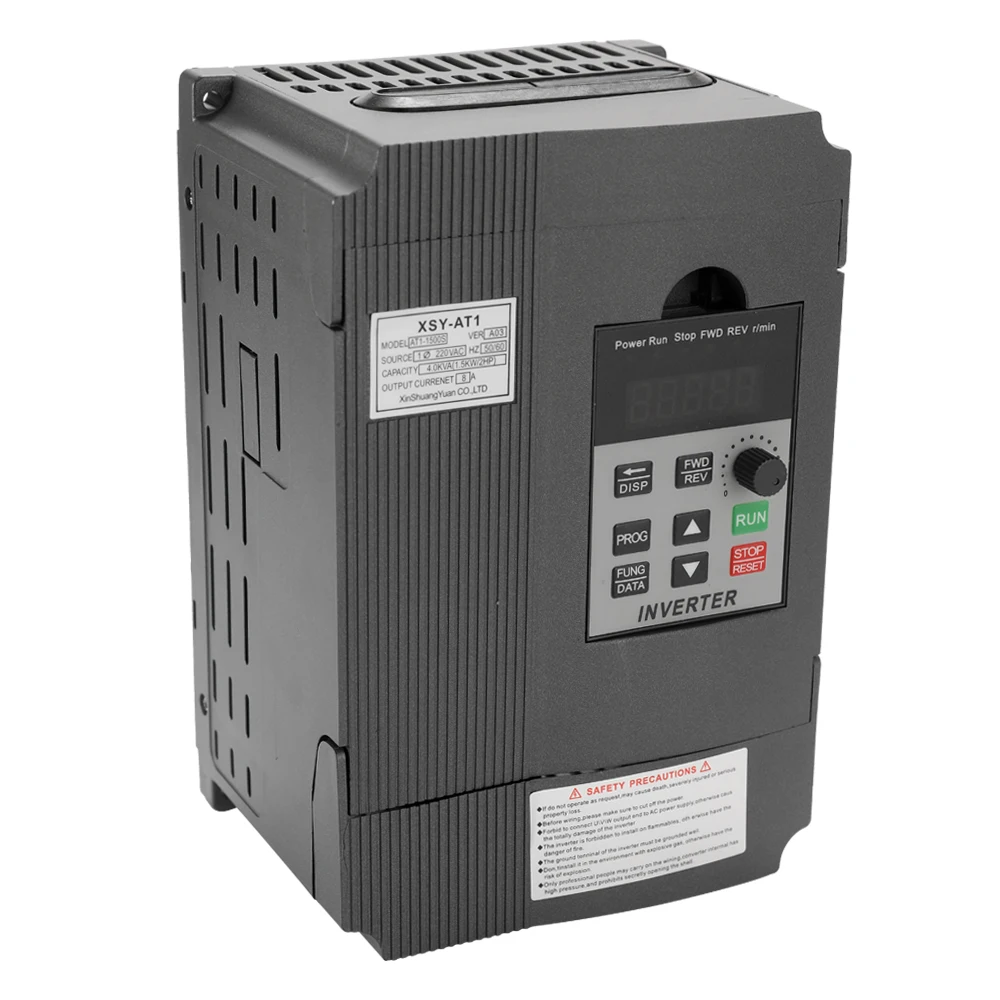 Universal VFD Frequency Speed Controller 2.2KW 12A 220 V AC Motor Drive Single-Phase In Three-Phase Out Variable Inverter AT1-22