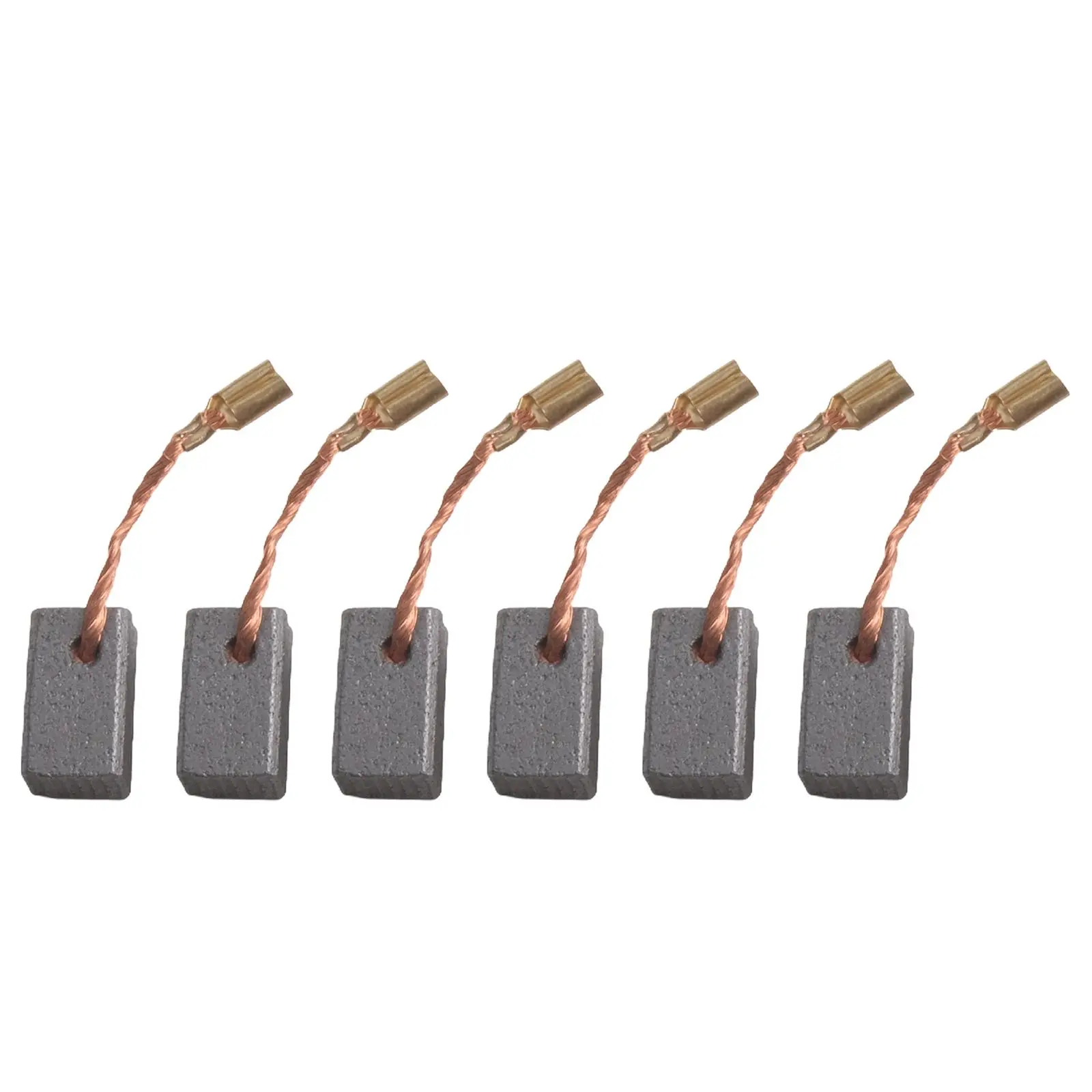 6pcs Carbon Brushes For GWS 7-100 GWS 7-115 GWS 7-125 GOP250CE GWS720 Drill Electric Grinder Replacement Carbon Brush