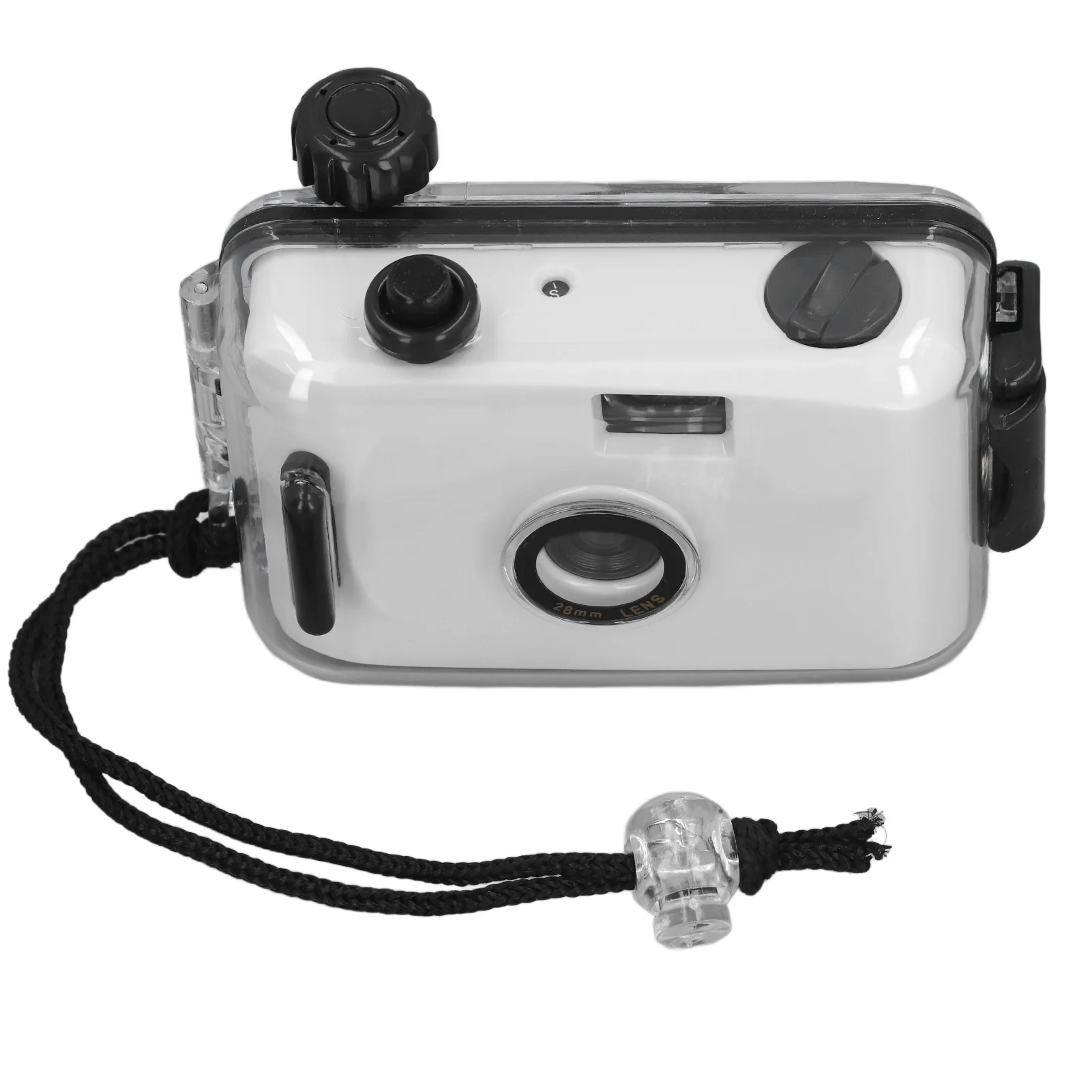 35Mm Herbruikbare Filmcamera Met Waterdichte Behuizing Voor Snorkelen Met Sluitertijd 1/100S F/9 28Mm Lens 35Mm Herbruikbare Filmcamera