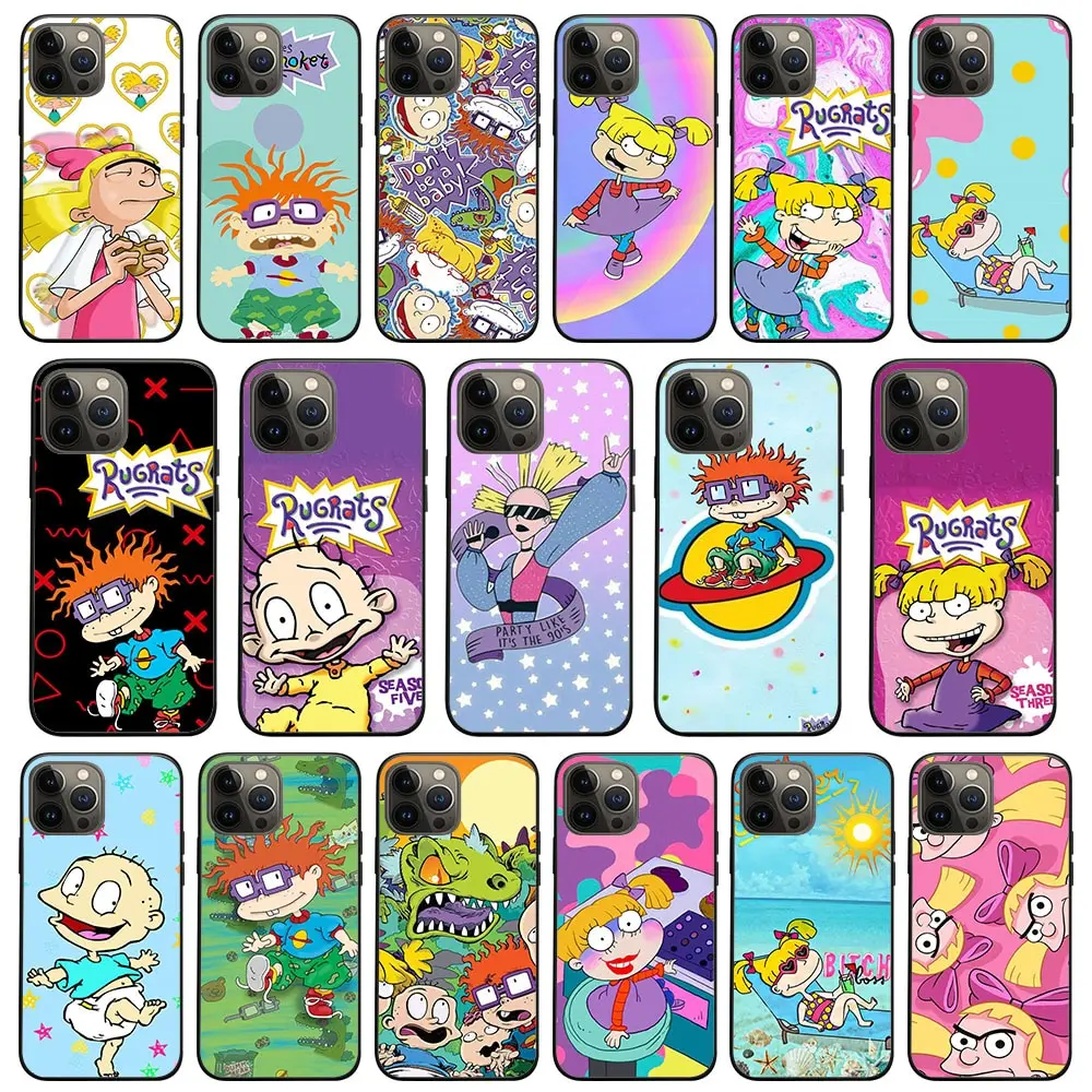 WK-57 Rugrats Carlitos Soft Case For iPhone X XS 7 8 11 12 14 Mini Pro Max Plus