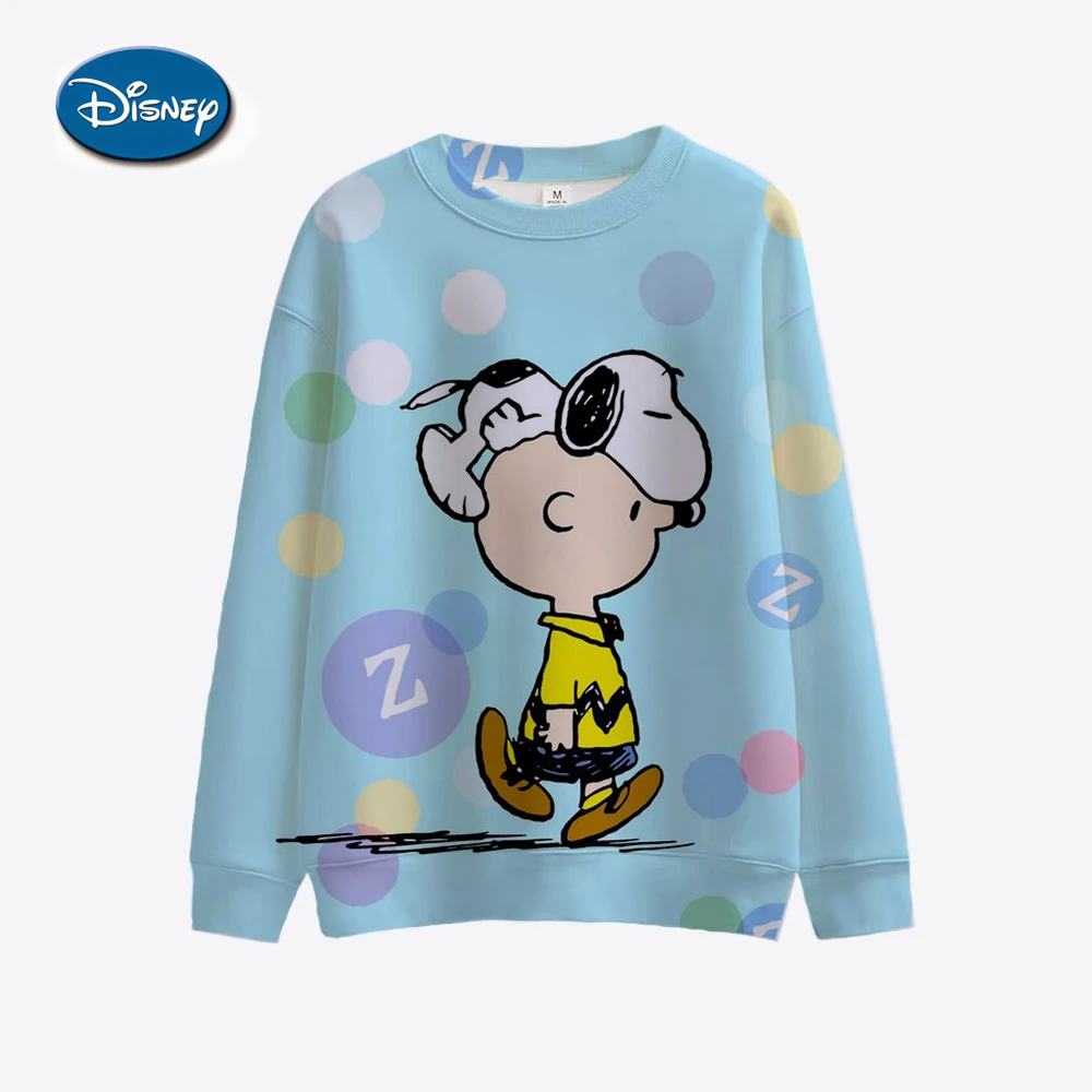 Women Sweat-shirt Snoopy print Pullover Hooded Fashion Casual Outerwears Hoodies Kawaii Funny Cartoon Lover Sweatshirt