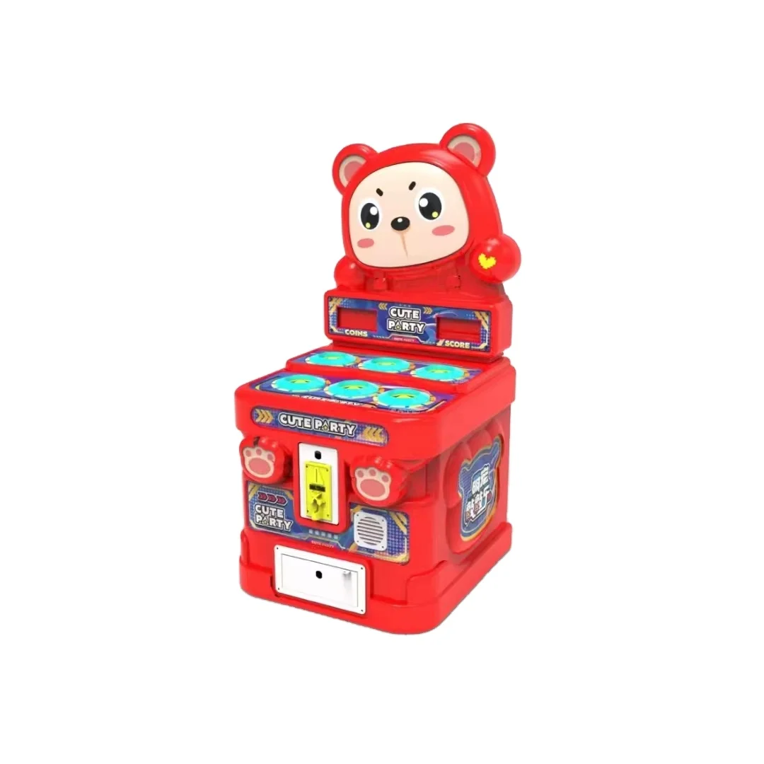 

Самая продаваемая забавная детская игра Whack-a-mole, милый медведь, монетоприемник, аркадный игровой автомат с монетоприемником для продажи