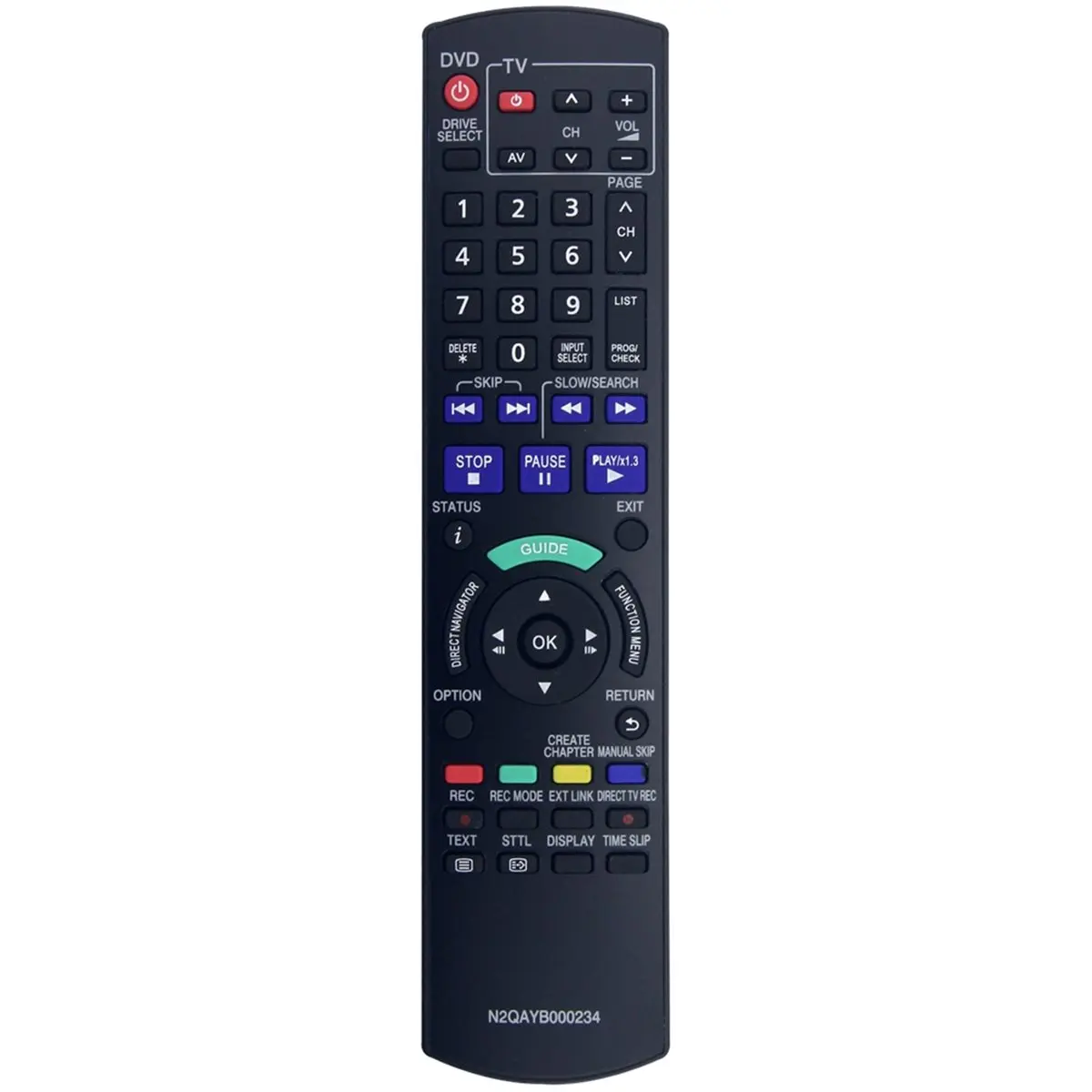 （2026 SUMMER）Replace N2QAYB000234 Remote for DVD DMR-EX71S DMR-EX81S DMR-EX71S DMR-EX71SEGS DMR-EX71SEGK DMR-EX81SEGS