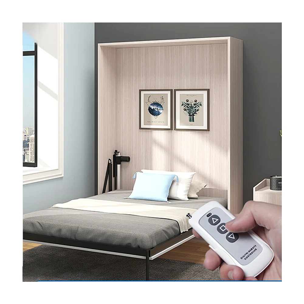 Meccanismo letto segreto Murphy con letto pieghevole verticale elettrico personalizzato con kit hardware motore
