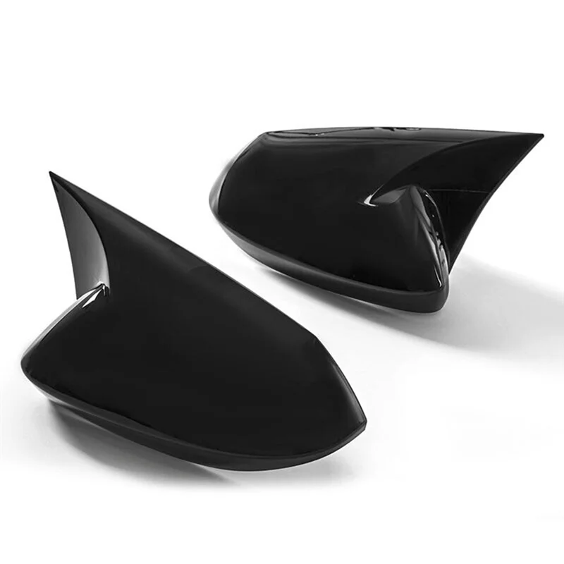 

Gloss Black OX Horn Rearview Mirror Cover Cap Trim Accessories For Toyota Corolla 2019-2023-M54K