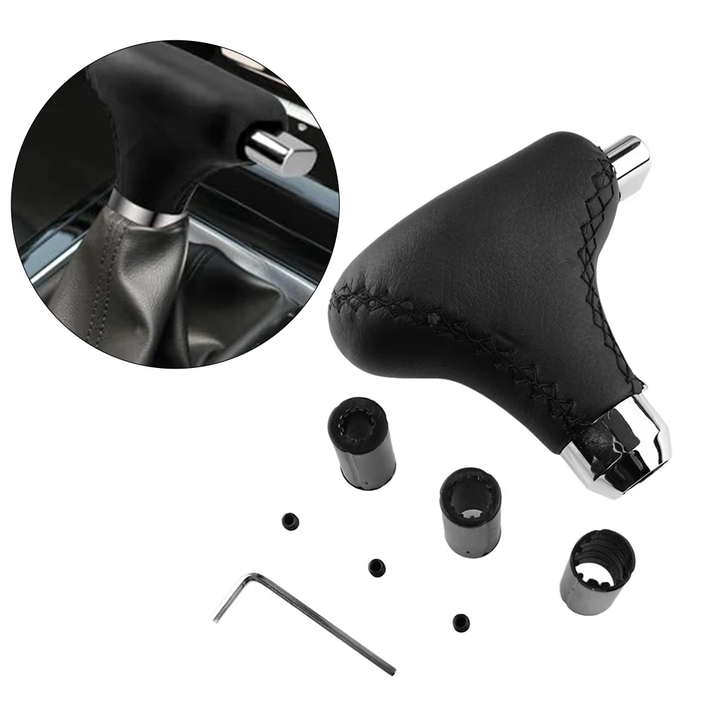 

Car Lever Aircraft Handle For Car Accessories Easy Installation Leather Construction Non-deformation For Manual Transmission