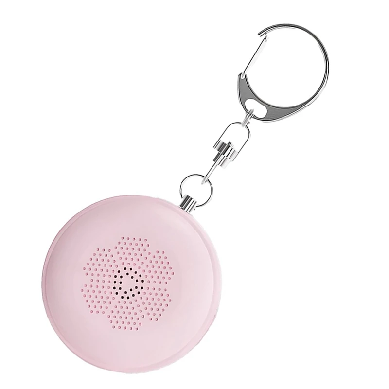 สัญญาณเตือนความปลอดภัยส่วนบุคคลขนาดเล็กสําหรับผู้หญิงและเด็ก - พวงกุญแจตัวเองพร้อมไซเรนดัง 130Db - ไฟแฟลช