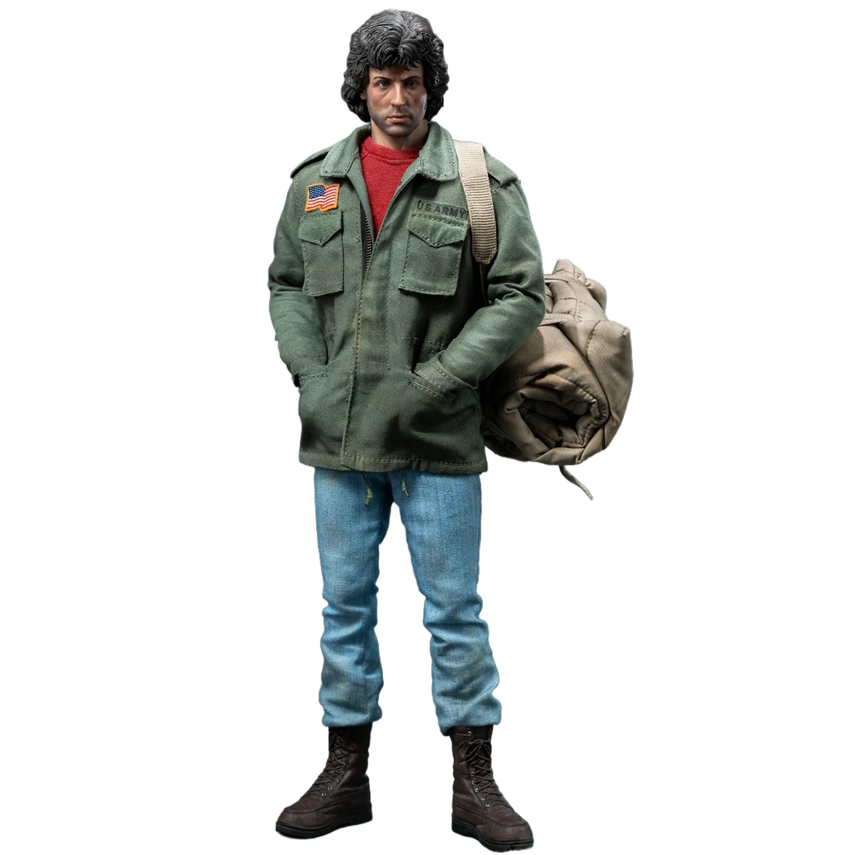 

HIPLAY Threezero Rambo: First Blood - 3Z05530W0 John Rambo Field Jacket Edition 1/6 Scale Movie Style Action Figure