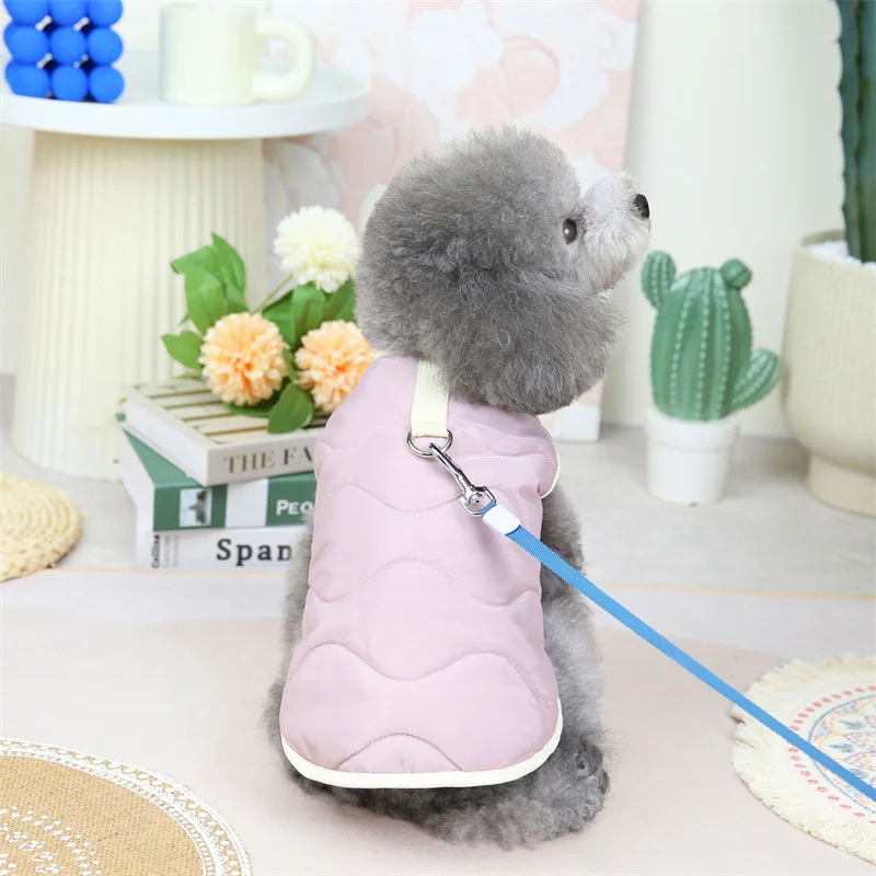 

Winter Pet Coat Harness Vest Jacket Puppy Dog Clothes chihuahua Poodle Yorkie Bichon Schnauzer Pomeranian Pet Clothing Outfit