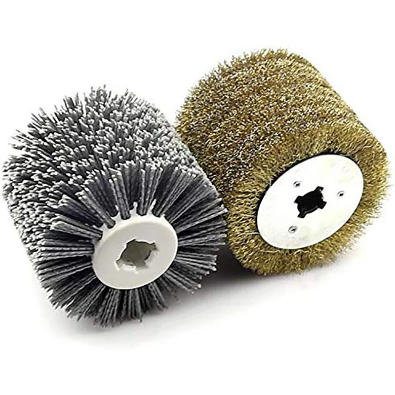 2 In 1 Woodwooking Polishing Wheel Brush Drum Sander Tools For Woodworker