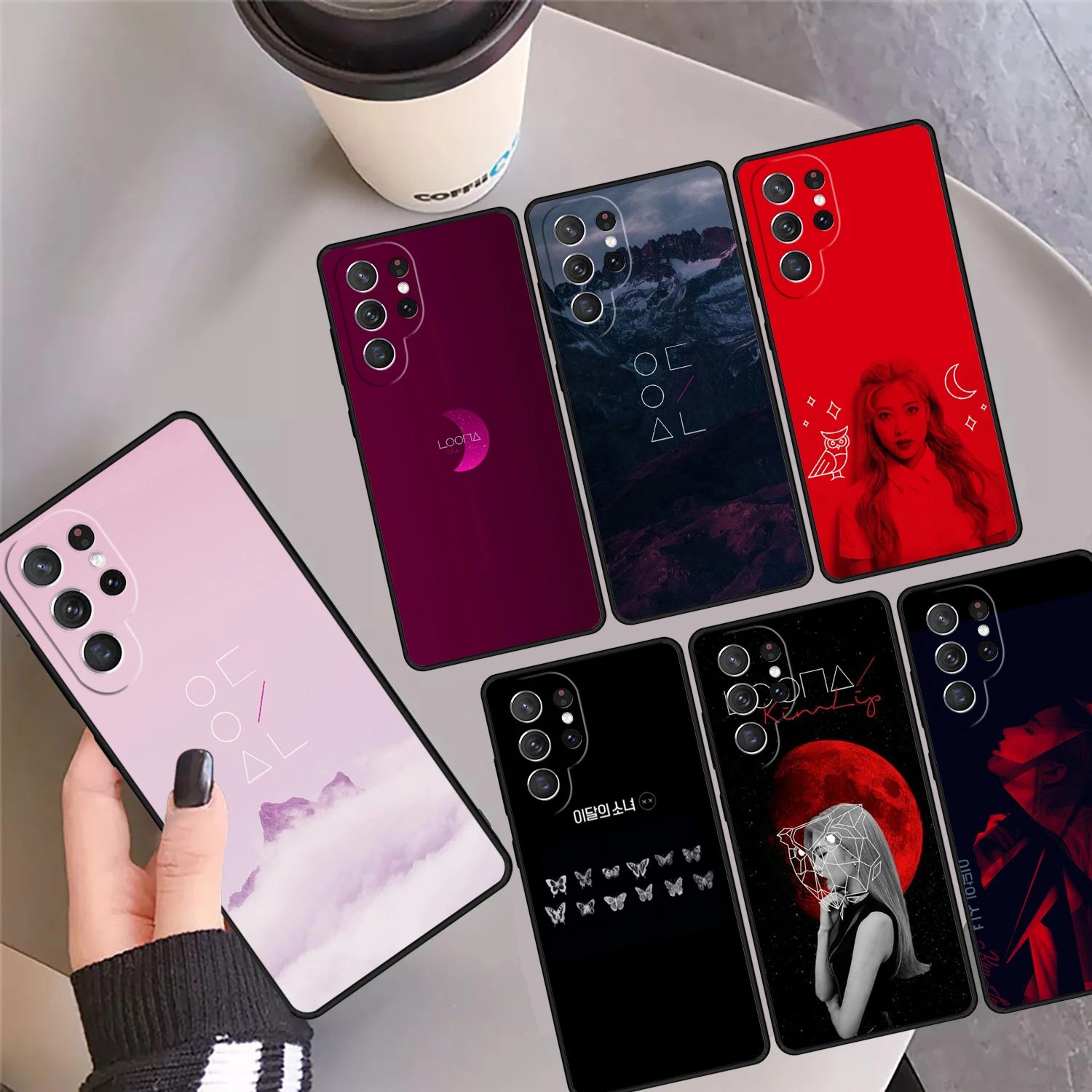 

Loona Phone Case Cover Coque For Samsung Galaxy S24 S25 Ultra 23 S22 Plus S21 FE S20 Note 10 Pro Note 20
