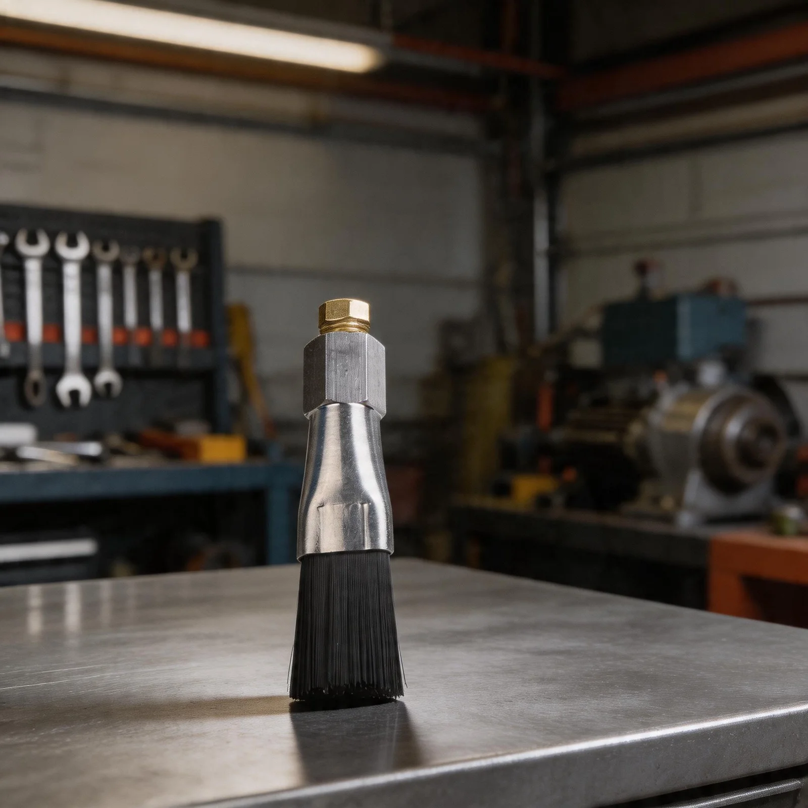 Brush Tool for Chain Lubrication Supporting M8 and Thread Sizes with Consistent Lubricant Application Performance